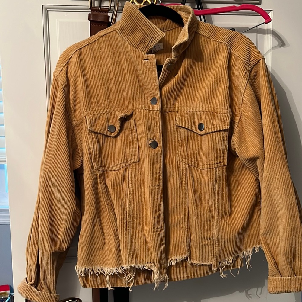 Yellow shacket
